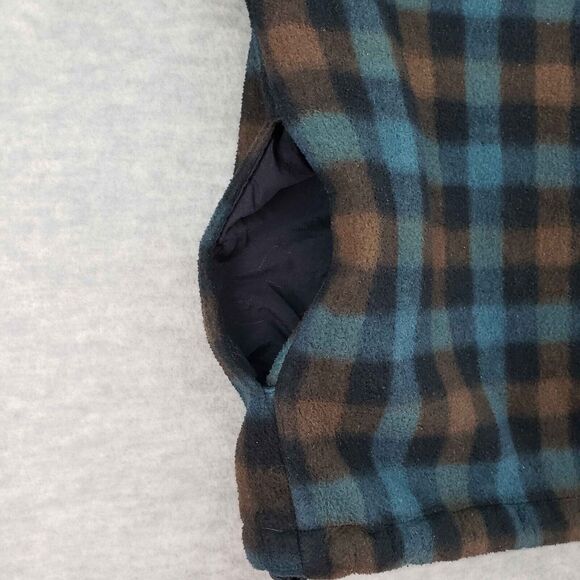 Vintage White Sierra 1/4 Snap Fleece Pullover Mens XL USA Made‎ Synchilla Style - Picture 5 of 8